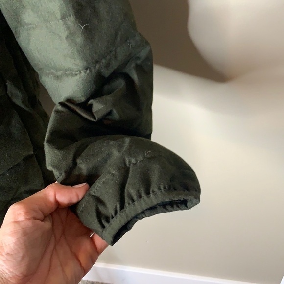 GAP jacket fall green quilted Herringbone XS - Picture 5 of 12